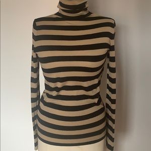 Club Mónaco striped wool cashmere t neck